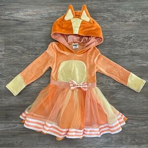 Bingo Spirit Halloween Costume Toddler 3T - 4T Orange Dress from Bluey